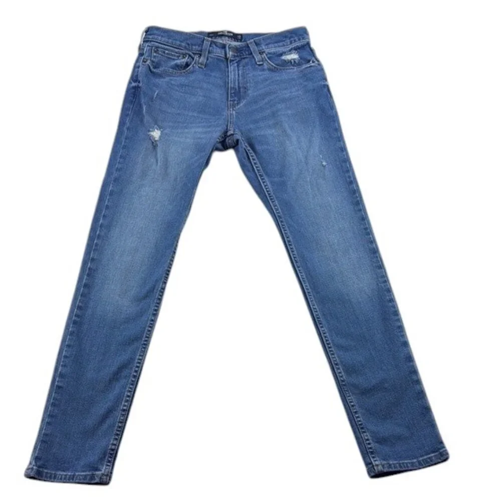Hollister Jeans Skinny Epic Flex Mid-Rise Cotton Blend Size 28